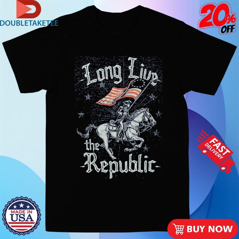 Official Long Live The Republic Skeleton Flag Shirts