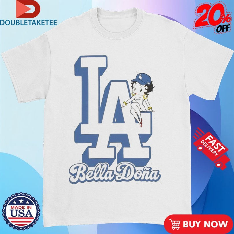 Official Los Angeles Dodgers Bella Doña x Betty Boop Shirts