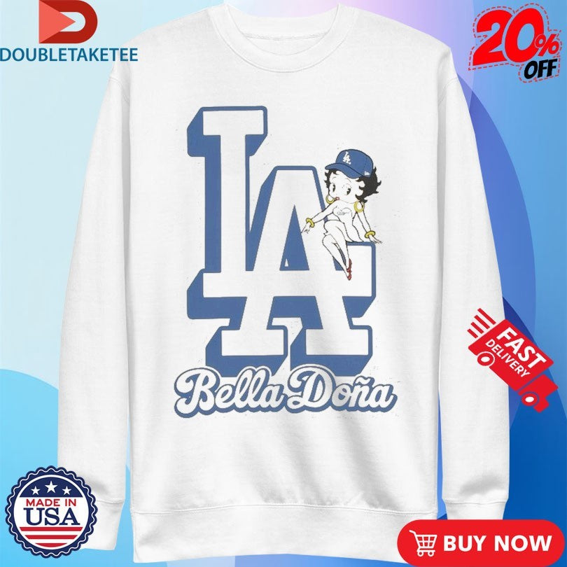 Official Los Angeles Dodgers Bella Doña x Betty Boop Shirts
