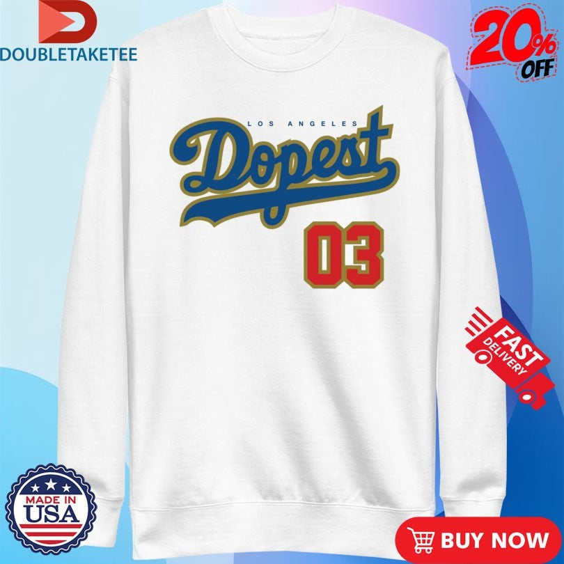 Official Los Angeles Dodgers Dopest 03 Streetwise Shirts