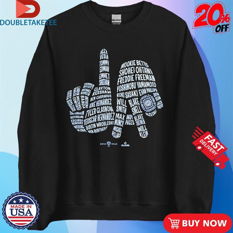 Official Los Angeles Dodgers LA 2025 Champs Names Players Shirts
