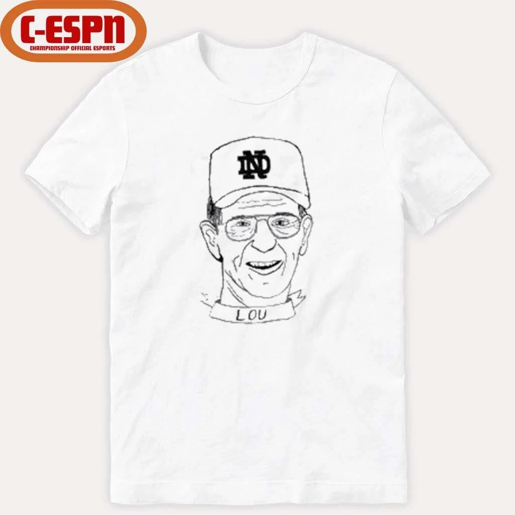 Official Lou Holtz Hat Nd Lou Holtz Hat And Glasses T-Shirt
