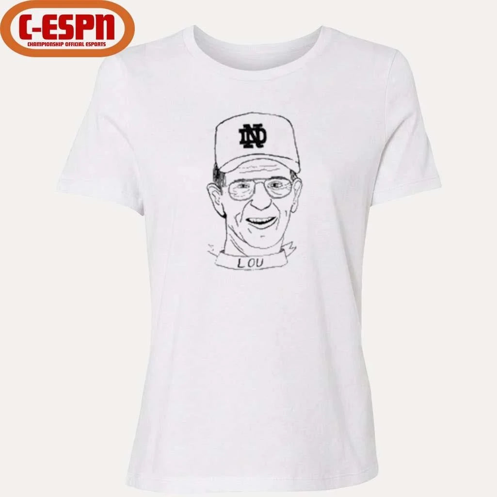Official Lou Holtz Hat Nd Lou Holtz Hat And Glasses T-Shirt