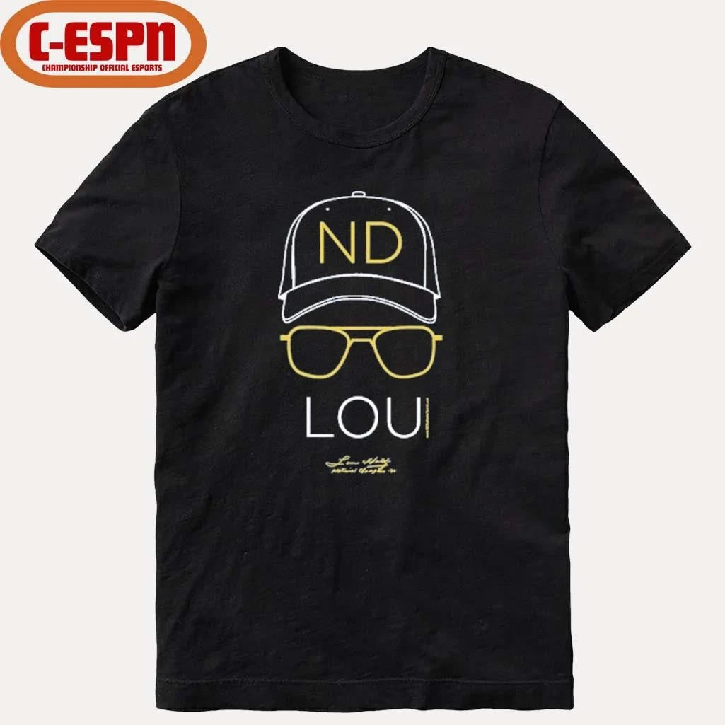 Official Lou Holtz Hat and Glasses T-Shirt