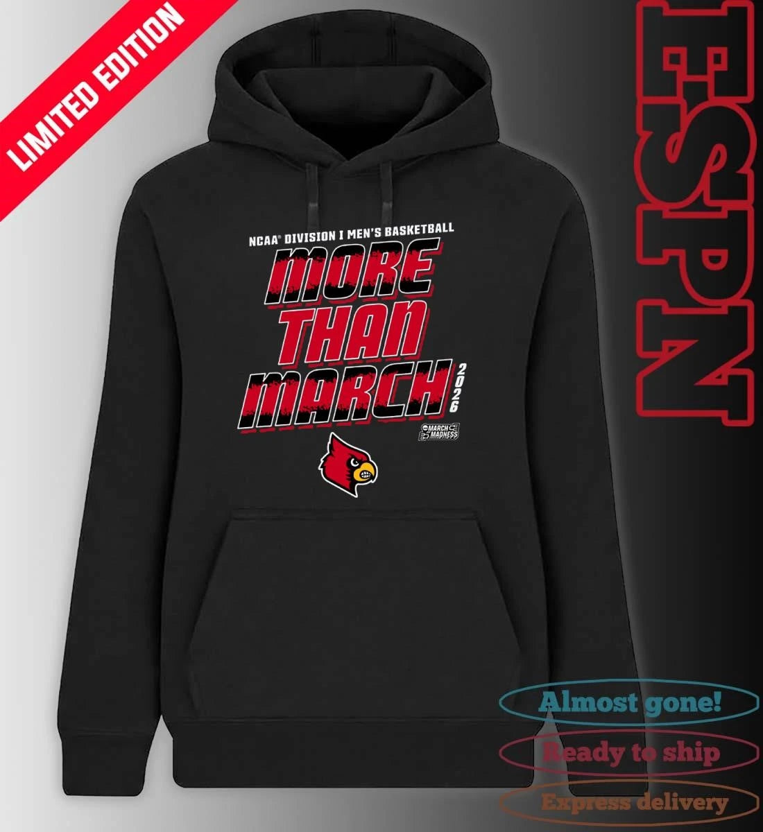 Official Louisville Men’s Basketball More Than March 2026 Shirt