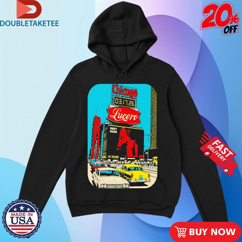 Official Lucero Chicago IL March 17 2026 Shirts