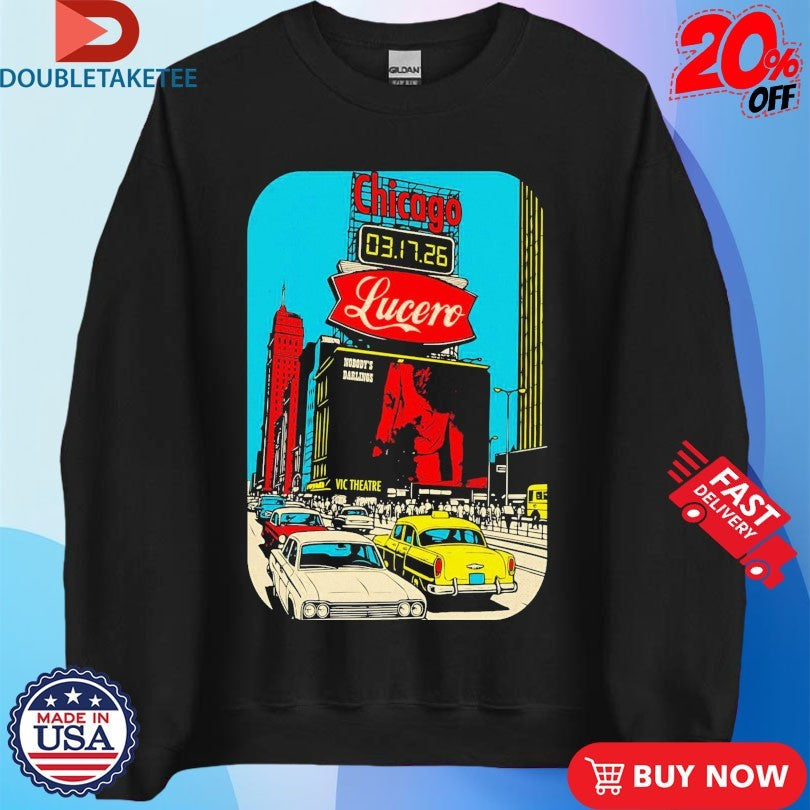 Official Lucero Chicago IL March 17 2026 Shirts