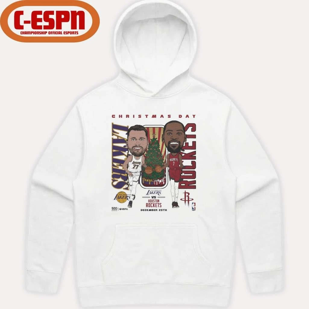 Official Luka Doncic Vs Kevin Durant 2025 NBA Christmas Day Match Up Shirt