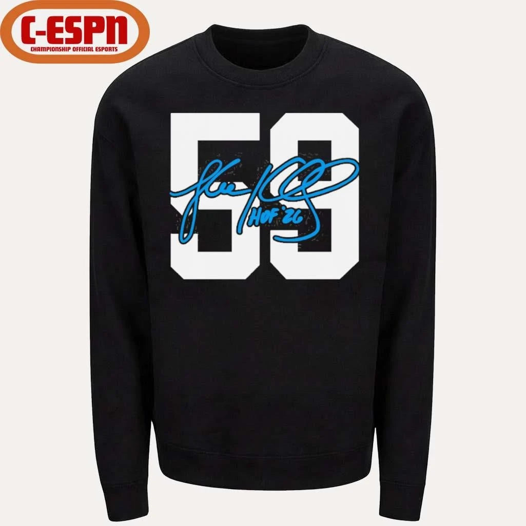 Official Luke Kuechly Panthers Class of 2026 Elected Signature T-Shirt