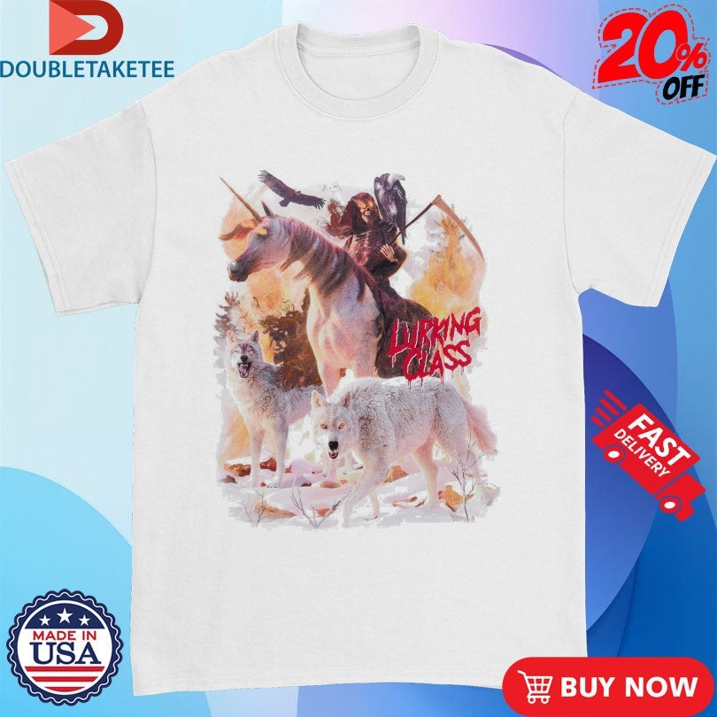 Official Lurking Class Grim Reaper Wolf Unicorn T-Shirtss