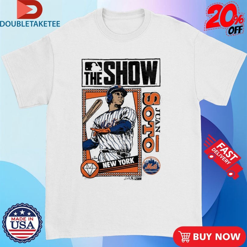 Official MLB The Show New York Mets Juan Soto Shirts