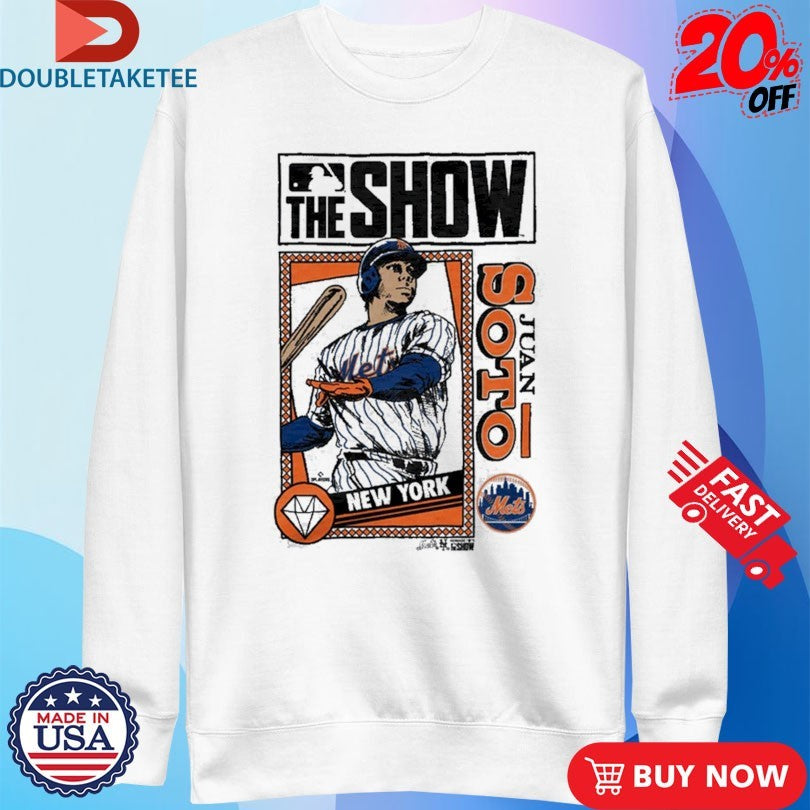 Official MLB The Show New York Mets Juan Soto Shirts
