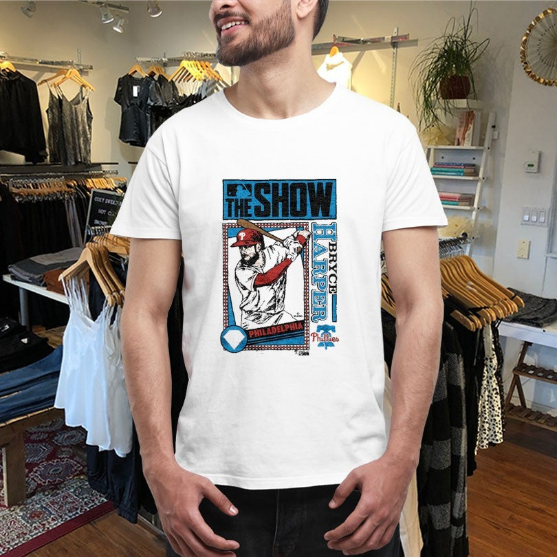 Official MLB The Show Philadelphia Phillies Bryce Harper Shirts