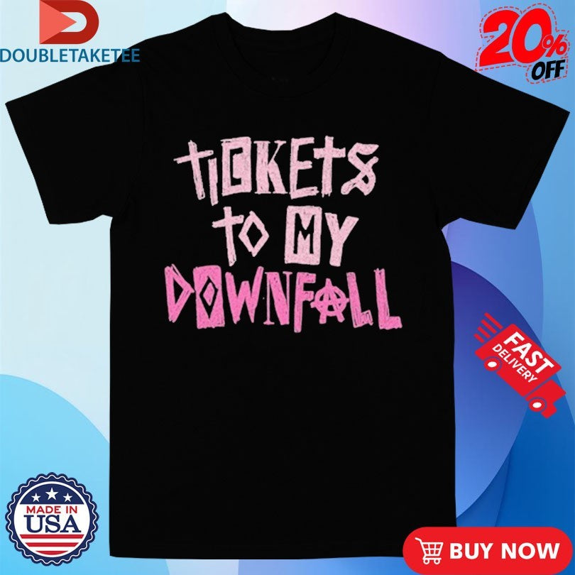 Official Machine Gun Kelly Tickets To My Downfall Shirts