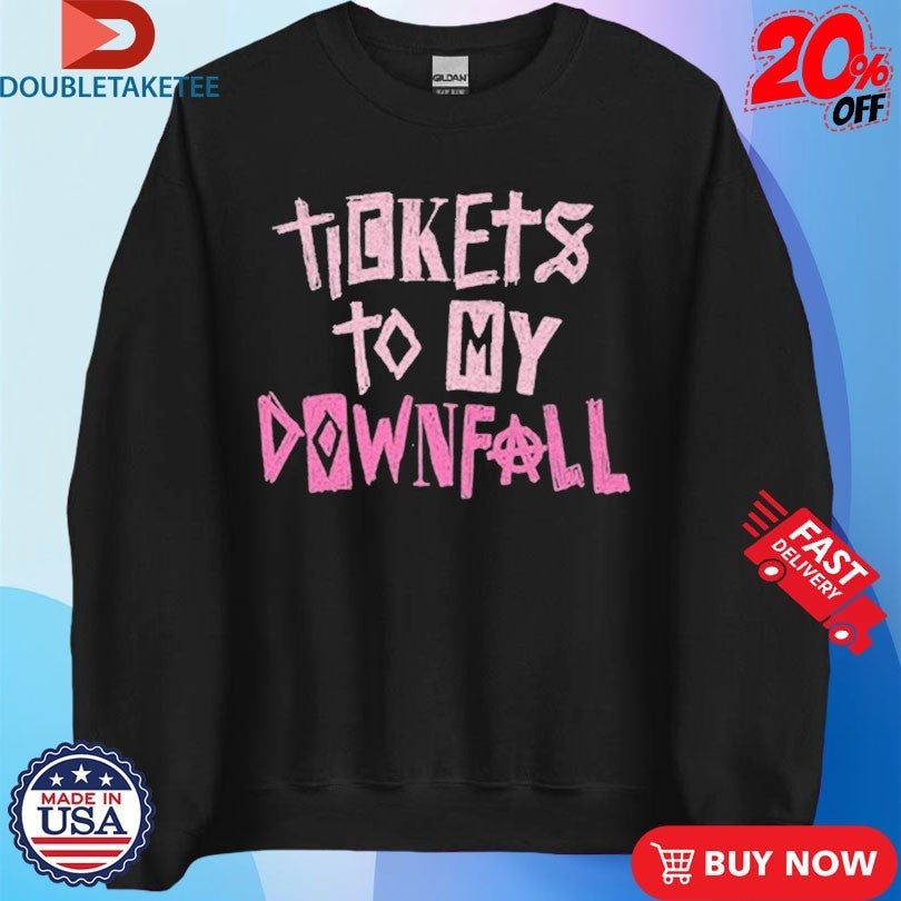 Official Machine Gun Kelly Tickets To My Downfall Shirts