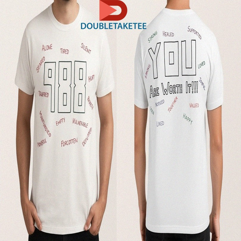 Official Mack Hollins 988 You Are Worth It Shirts