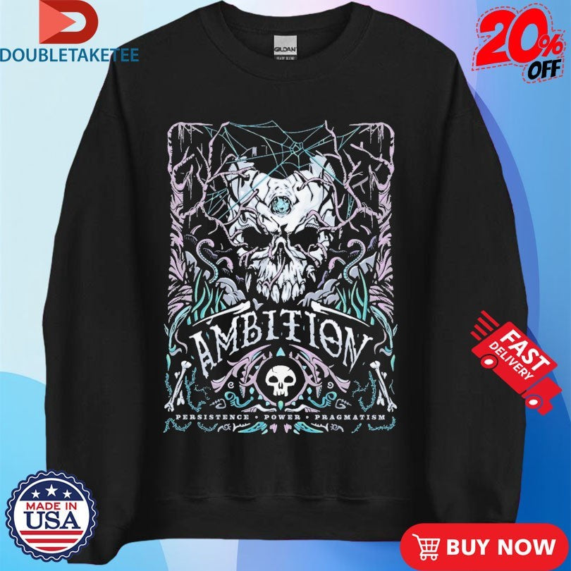Official Magic The Gathering Ambition Persistence Power Pragmatism Mana Grail Shirts