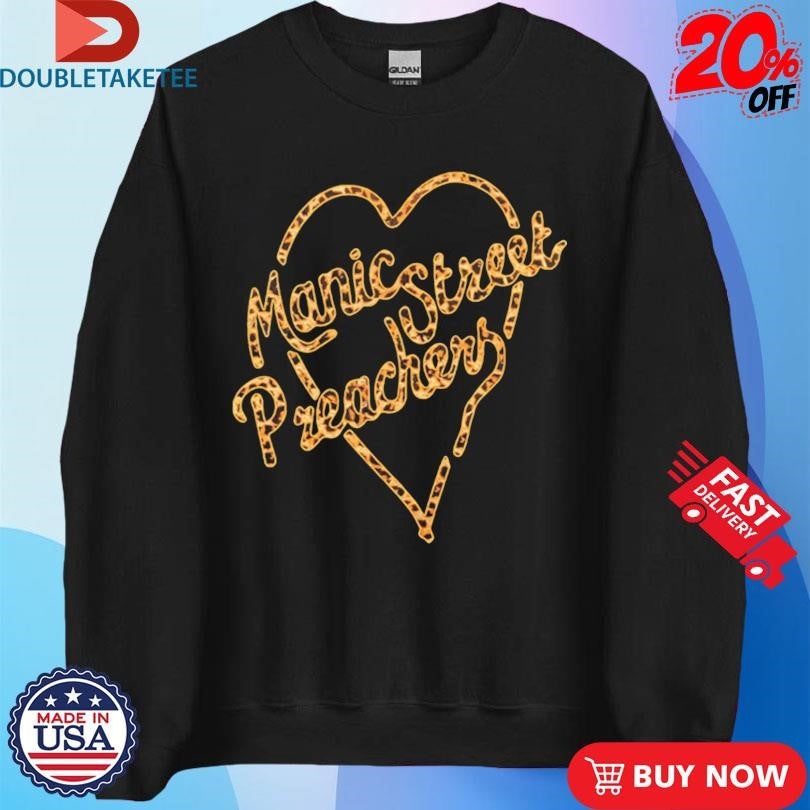 Official Manic Street Preachers Stay Beautiful Leopard Shirts