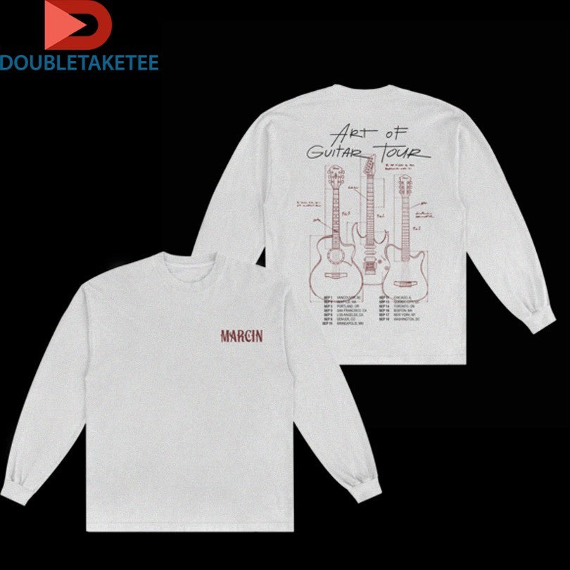 Official Marcin The Art Of Guitar Tour 2025 Shirts