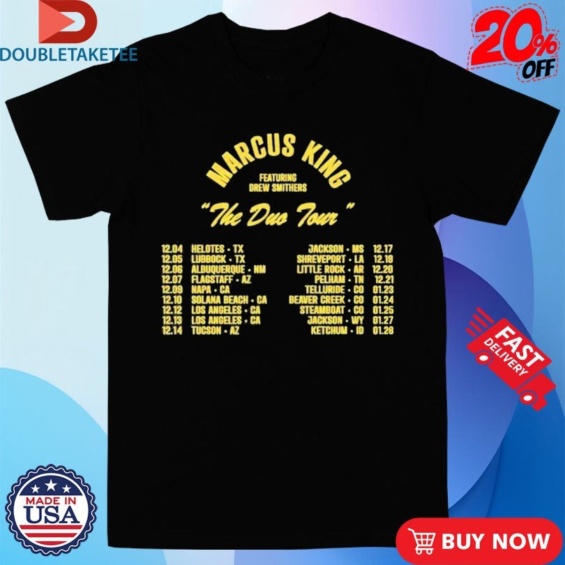 Official Marcus King Band The Duo Tour 2024 Dates Shirts