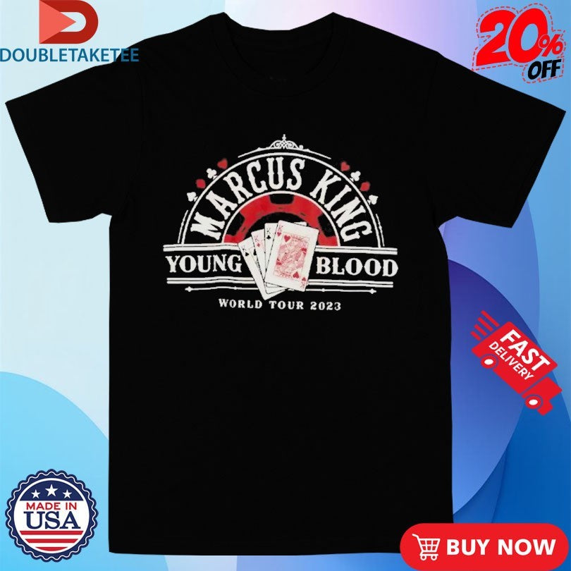 Official Marcus King Young Blood World Tour 2023 Shirts
