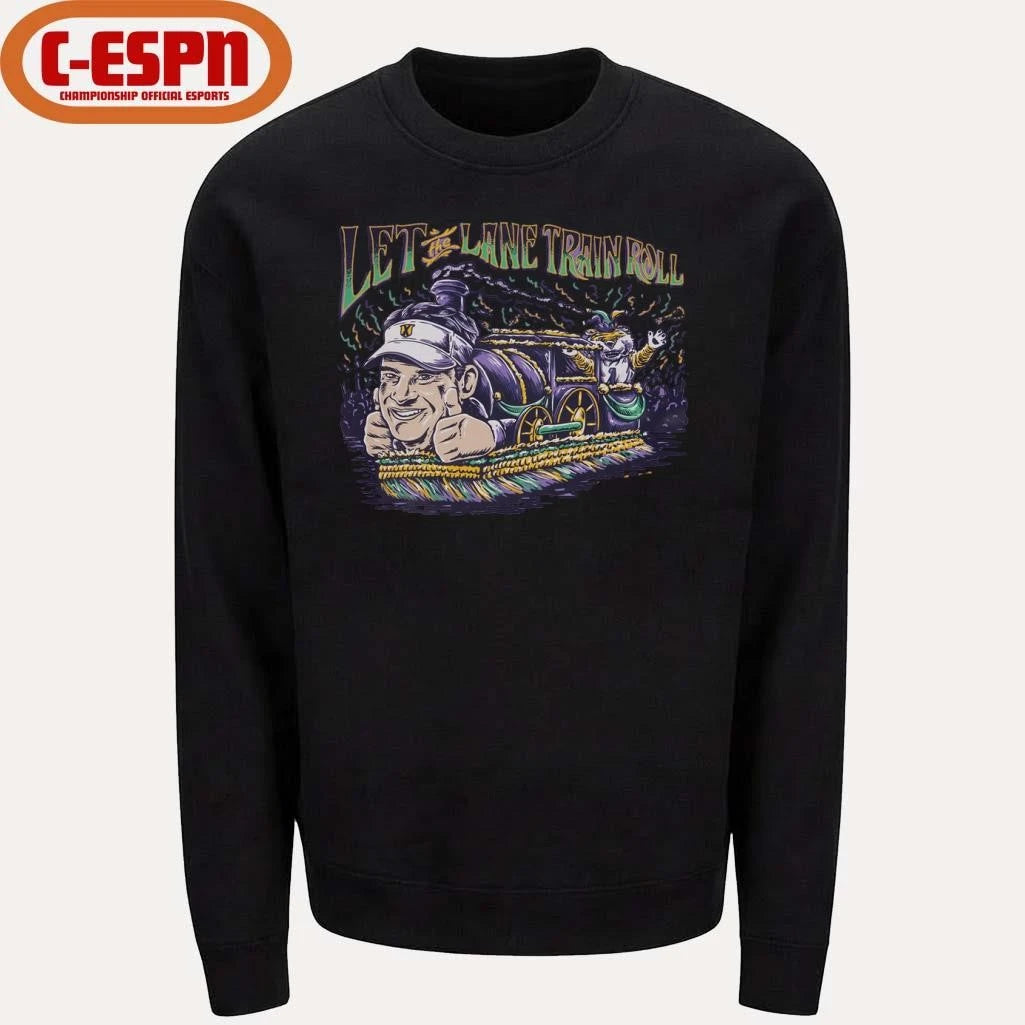 Official Mardi Gras Let The Lane Train Roll Shirt