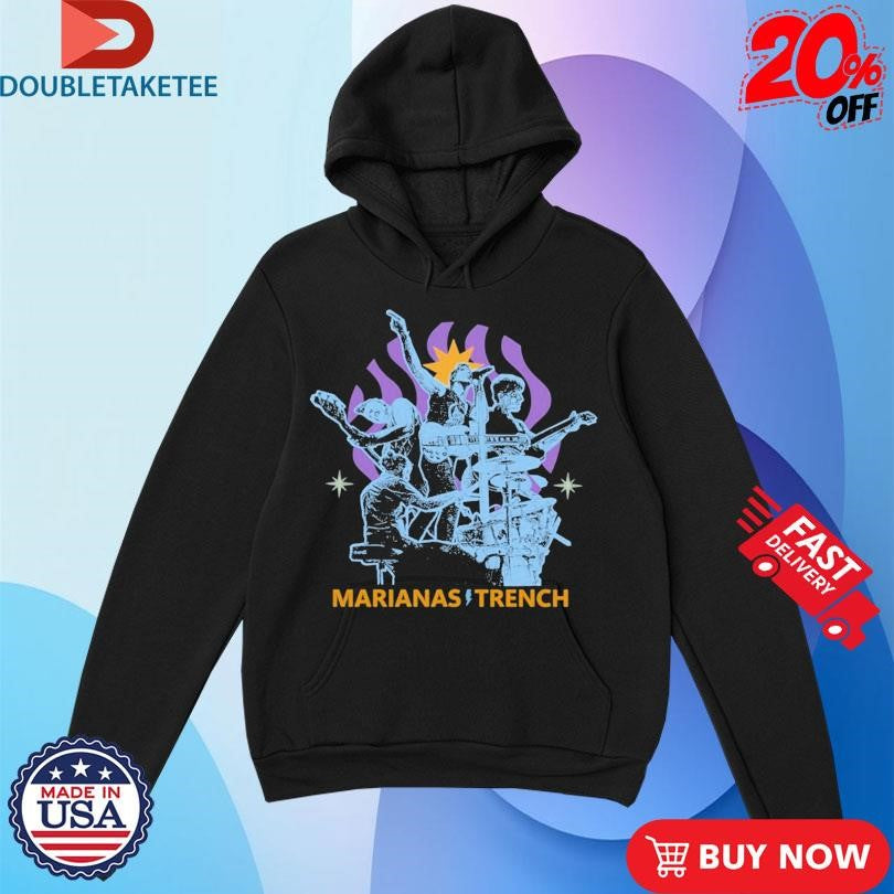 Official Marianas Trench Destined For The Storm Shirts