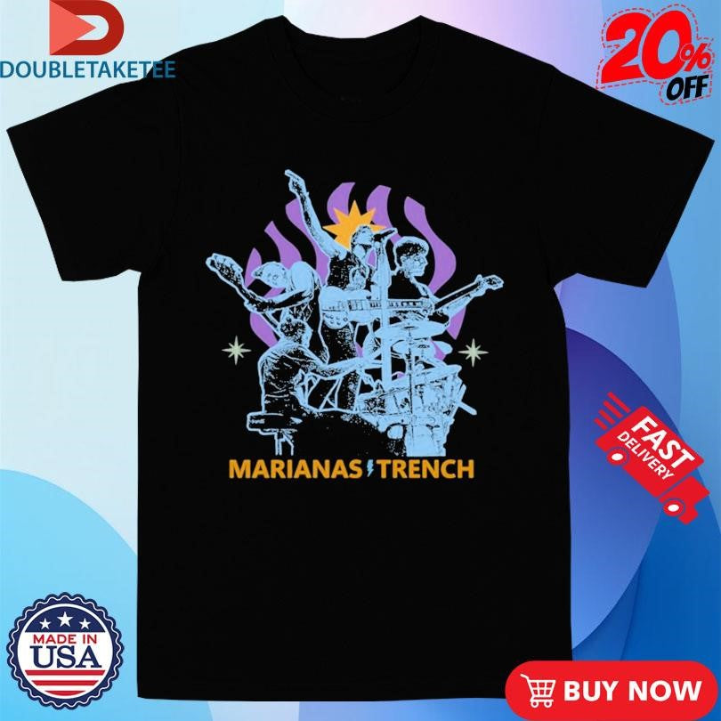 Official Marianas Trench Destined For The Storm Shirts
