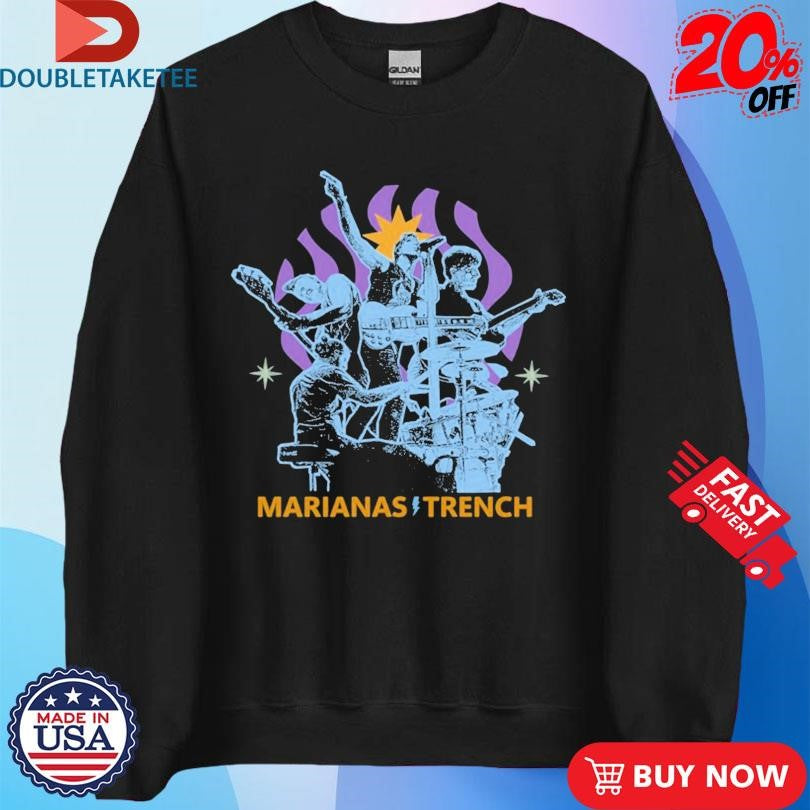 Official Marianas Trench Destined For The Storm Shirts