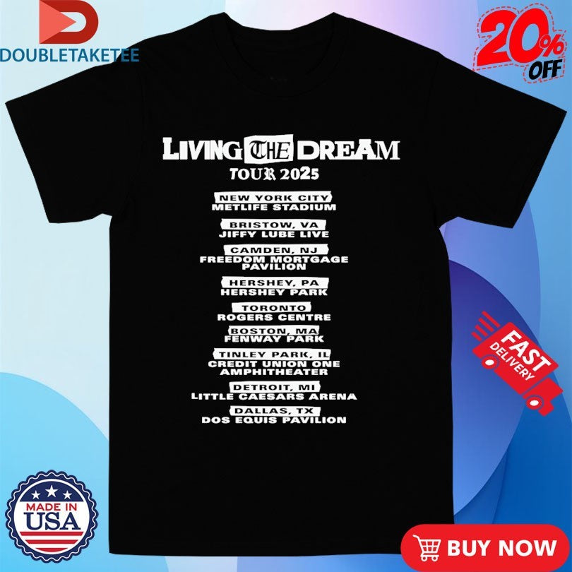 Official Marshmello Living The Dream Living The Dream Tour 2025 Shirts