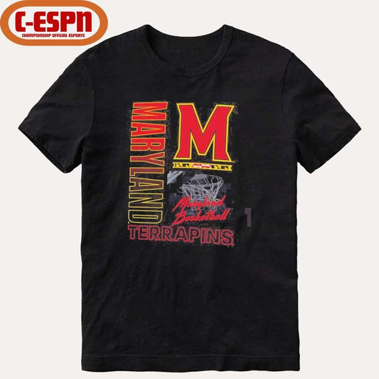 Official Maryland Terrapins Basketball NCAA Bench T-Shirt