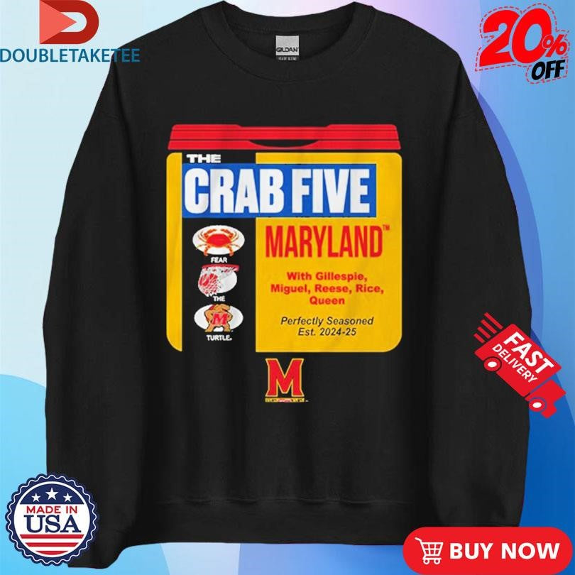 Official Maryland Terrapins The Crab Old Bay Can Shirts