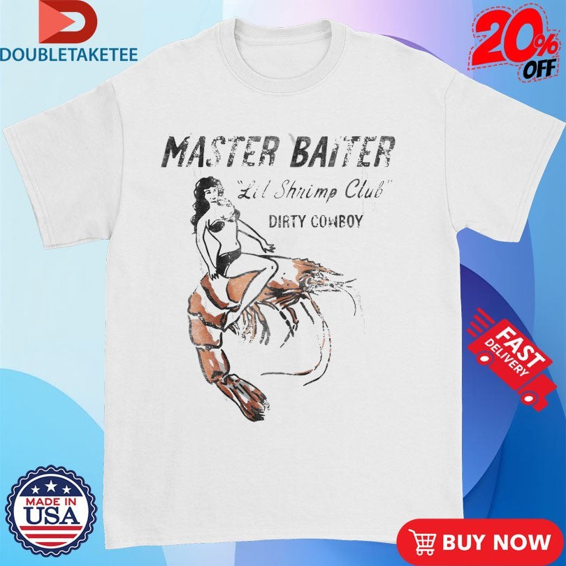 Official Master Baiter Lil Shrimp Club Combat Iron Shirts