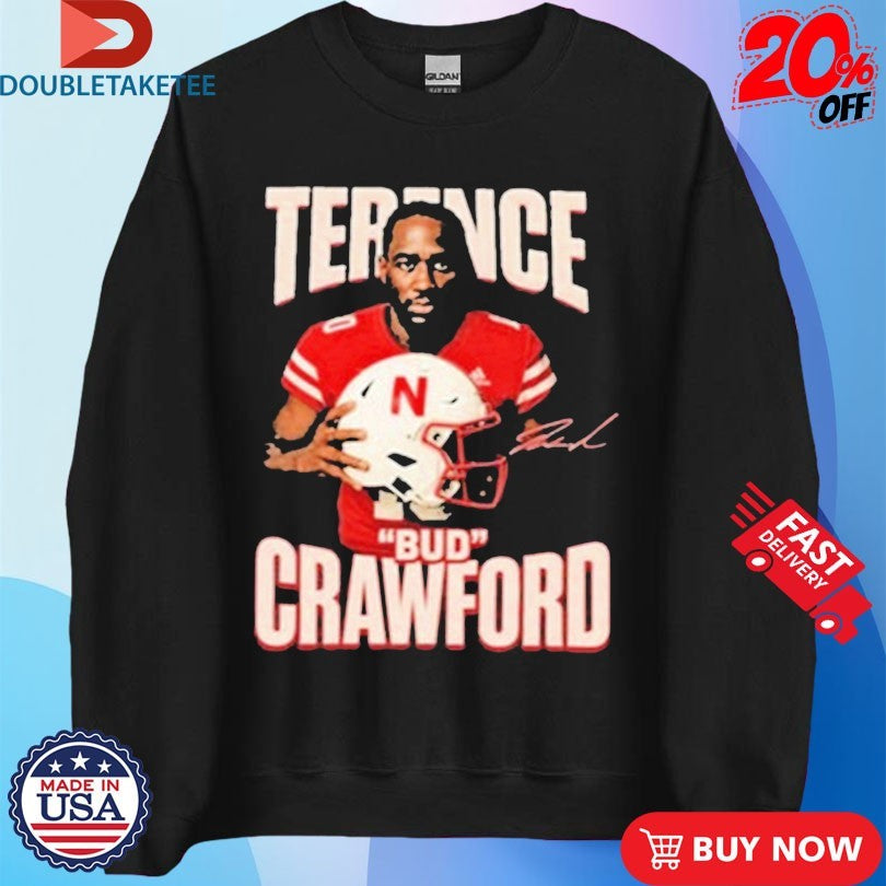 Official Matt Rhule Wearing Terence Crawford Bud Nebraska Cornhuskers Coach Shirt