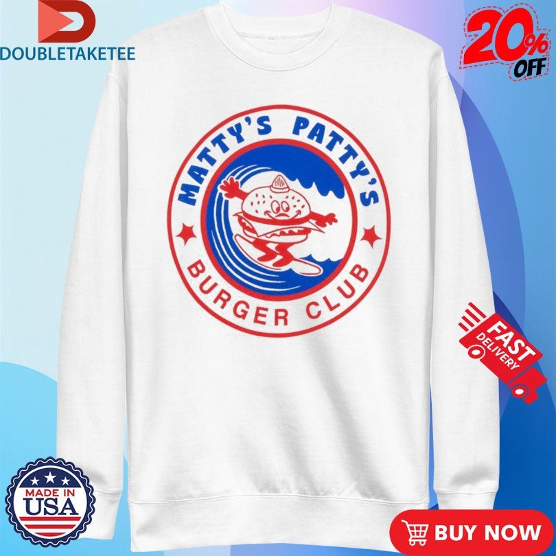 Official Matty’s Patty’s Burger Club Logo Shirts