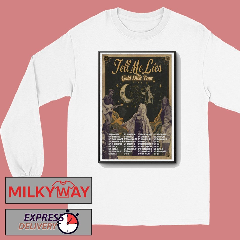 May – Aug 2026 Limited Tell Me Lies Poster Tour shirt
