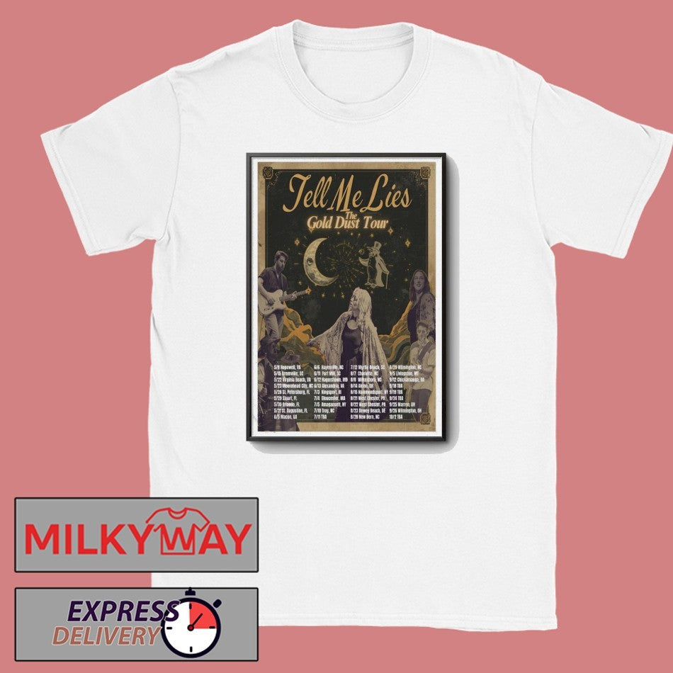 May – Aug 2026 Limited Tell Me Lies Poster Tour shirt