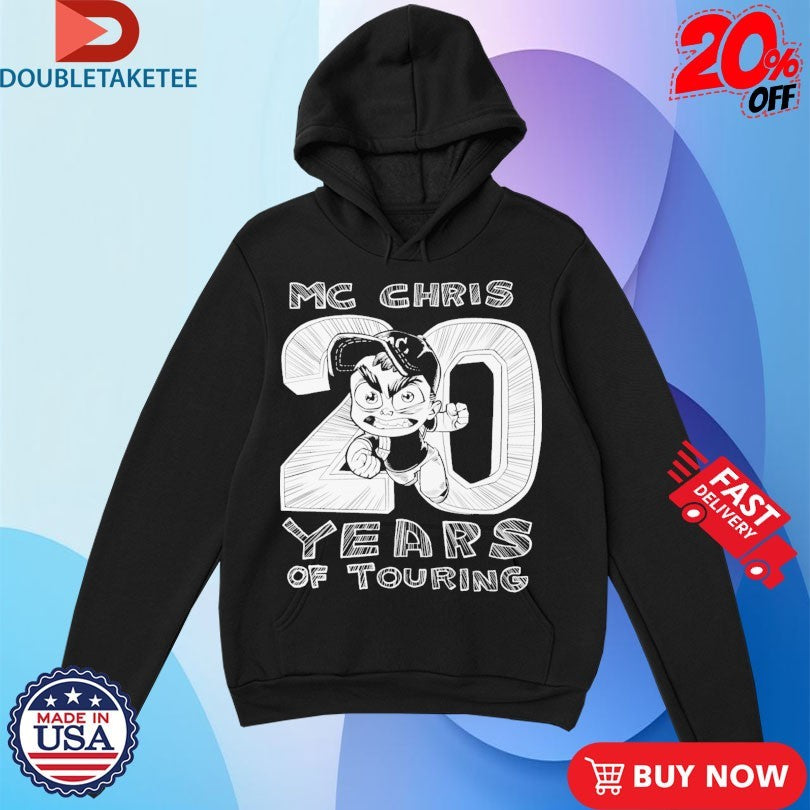 Official Mc Chris Years Of Touring 2025 Tour Shirts