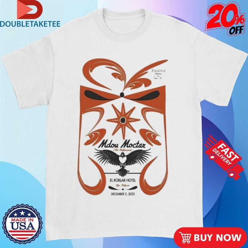 Official Mdou Moctar Dec 2 2025 Ojai Tour Shirts