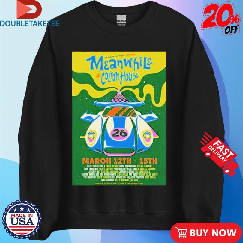 Official Meanwhile In Music In Austin TX On 3 12-15 2026 Shirts