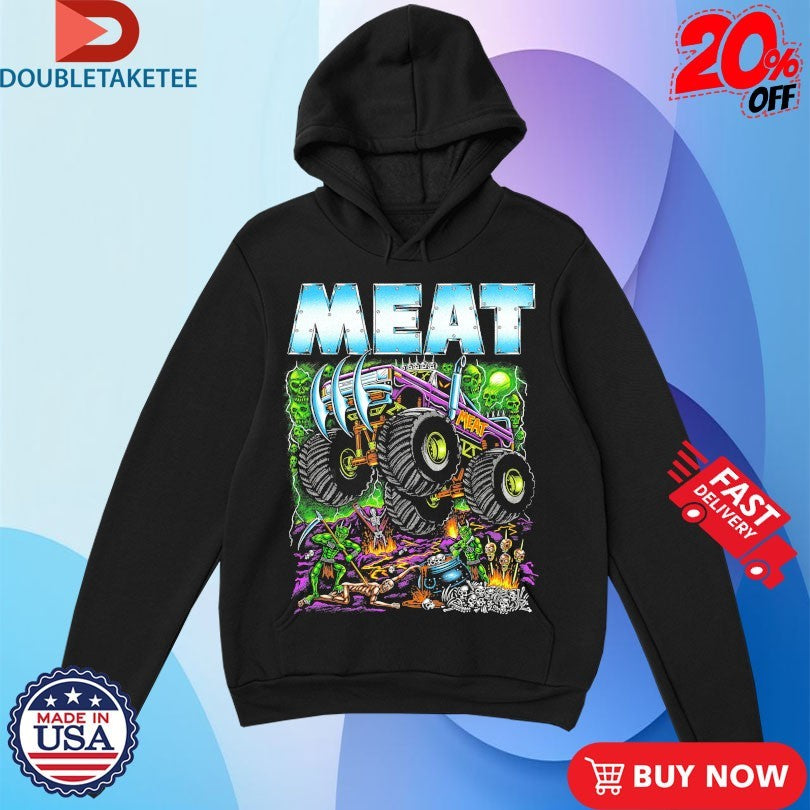 Official Meatcanyon Papa Meat Monster Truck Josh Freydis Shirts