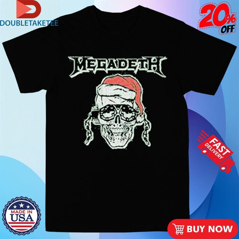 Official Megadeth Skull Christmas Shirts