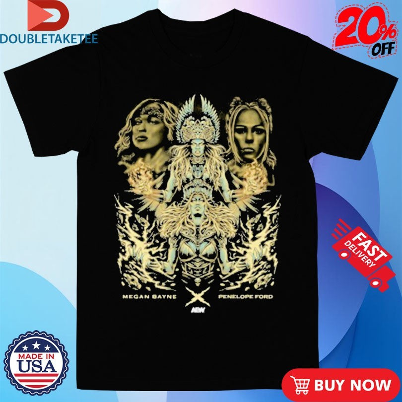 Official Megan Bayne And Penelope Ford Bestie Duo AEW Shirts