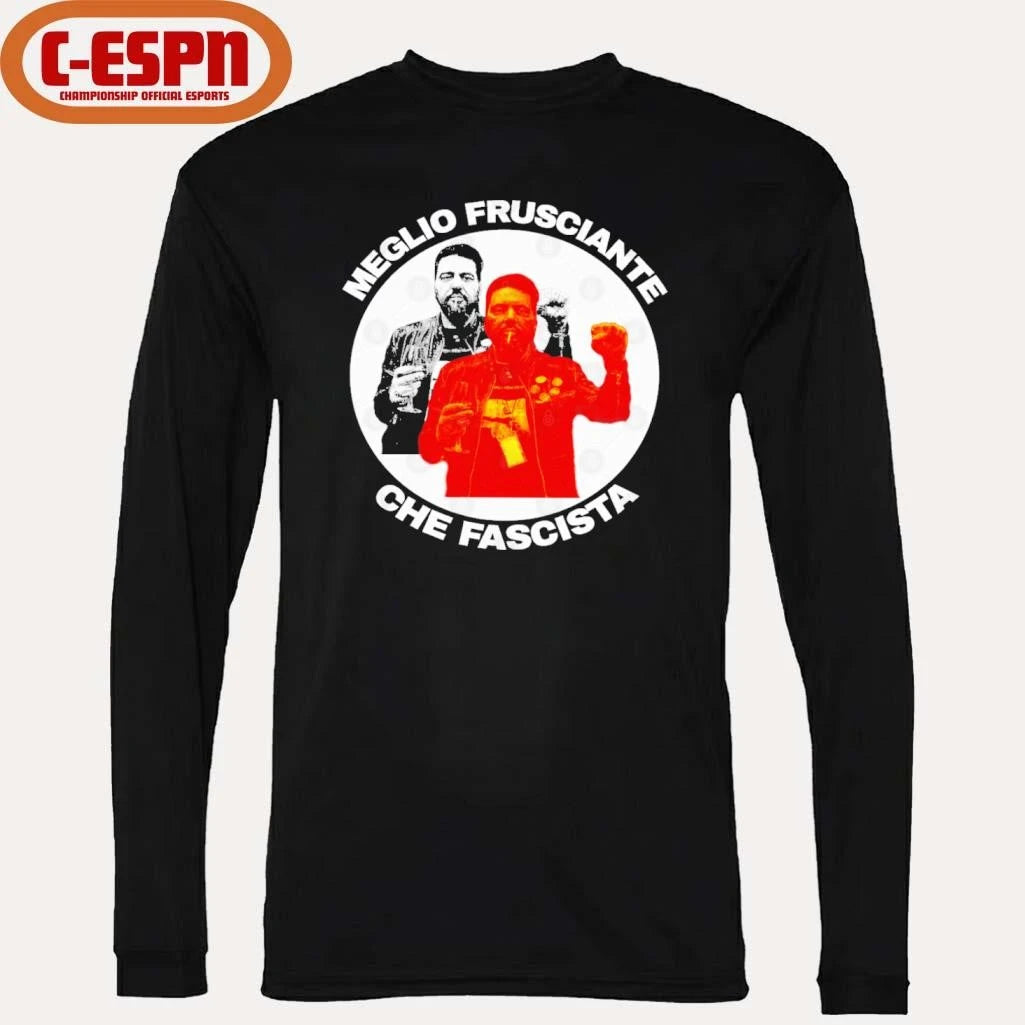 Official Meglio Frusciante Che Fascista T-Shirt