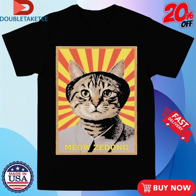 Official Meow Zedong Picture Frame Shirts