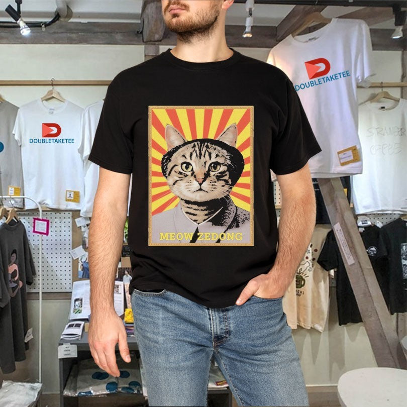 Official Meow Zedong Picture Frame Shirts