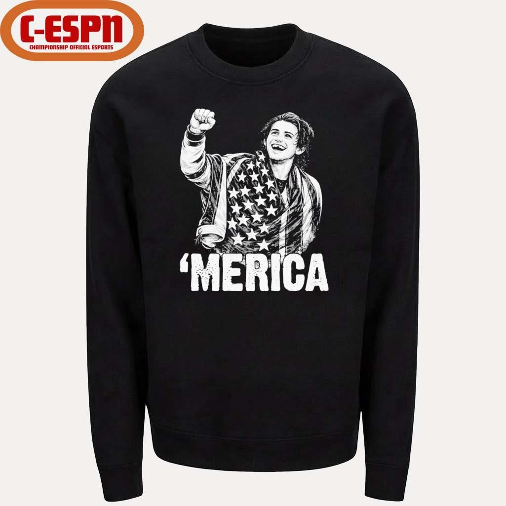 Official ‘Merica Jack Hughes Olympic Gold Medal USA Hockey Shirt