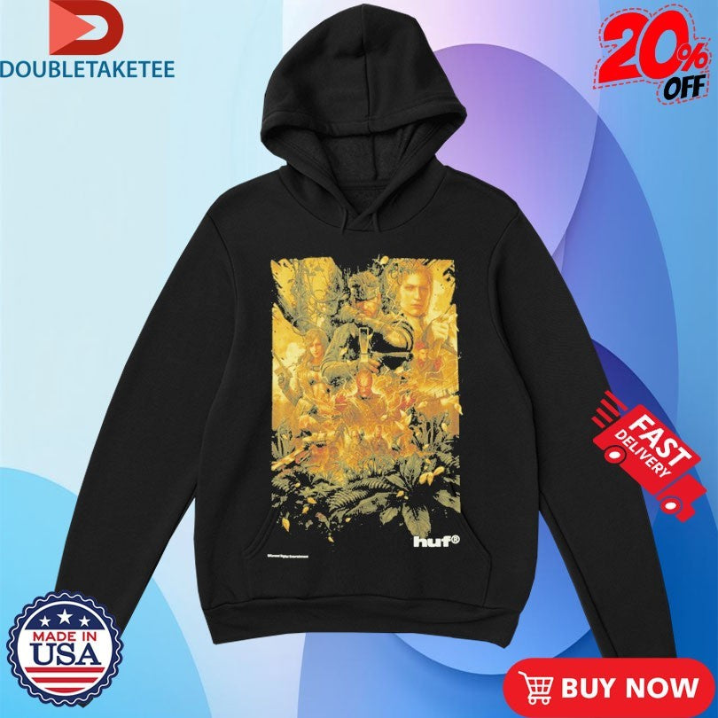 Official Metal Gear Solid 3 Snake Eater Huf Shirts