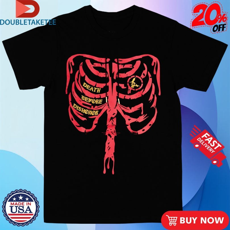 Official Metal Mulisha Death Before Dishonor Bones Shirts