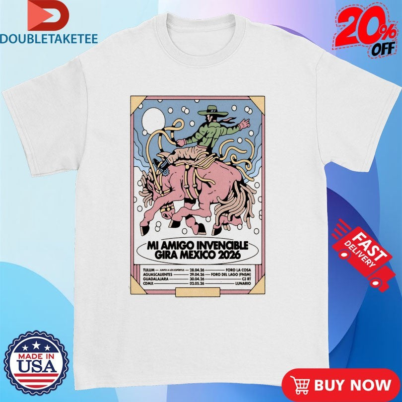 Mi Amigo Invencible Gira Mexico 2026 Shows Shirts